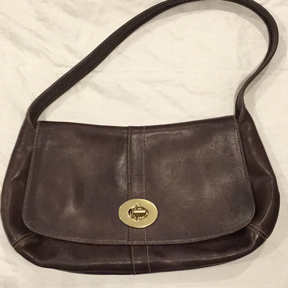 Coach leather pocketbook.